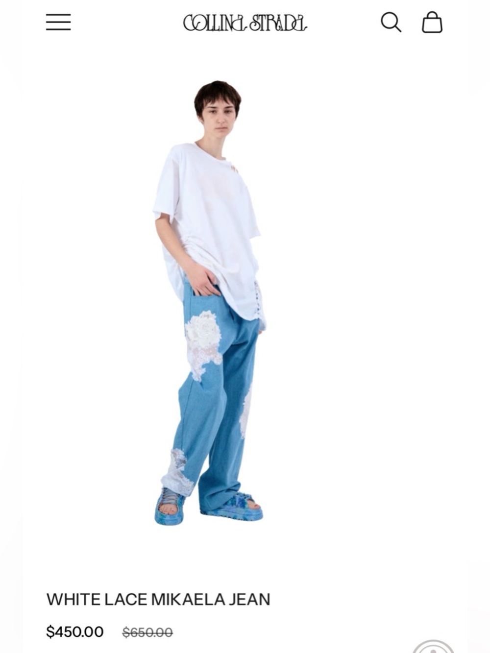 Collina Strada WHITE LACE MIKAELA JEAN